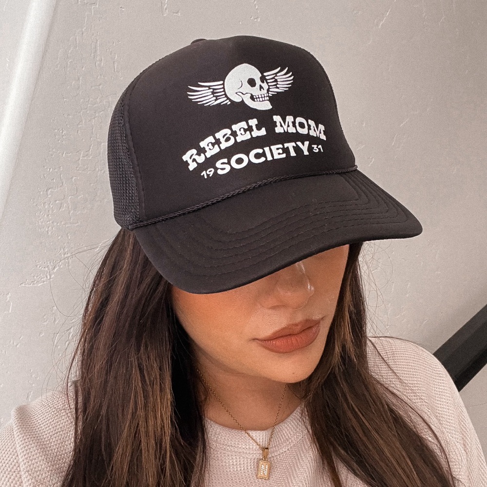 Rebel Mom trucker hat